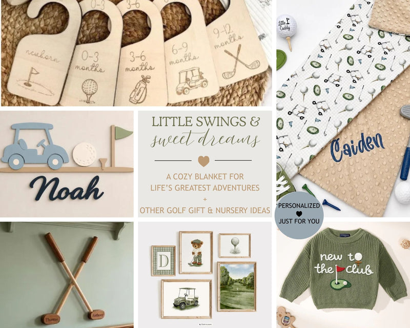 Golf Nursery Decor and Gift Ideas