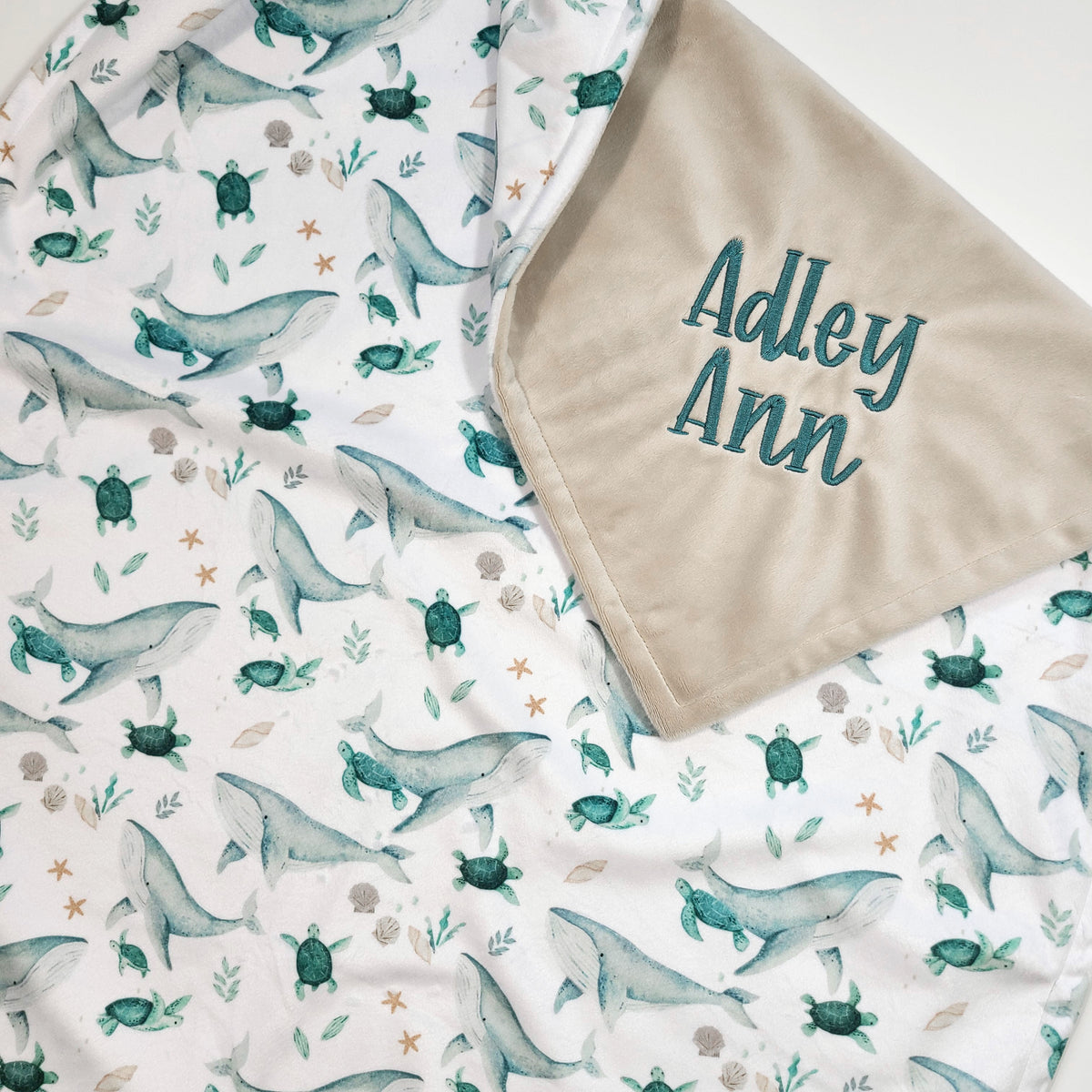 Personalized Ocean Baby Blanket - Under the Sea