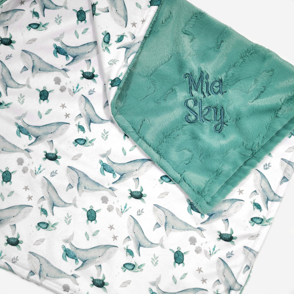 Personalized Ocean Baby Blanket - Under the Sea