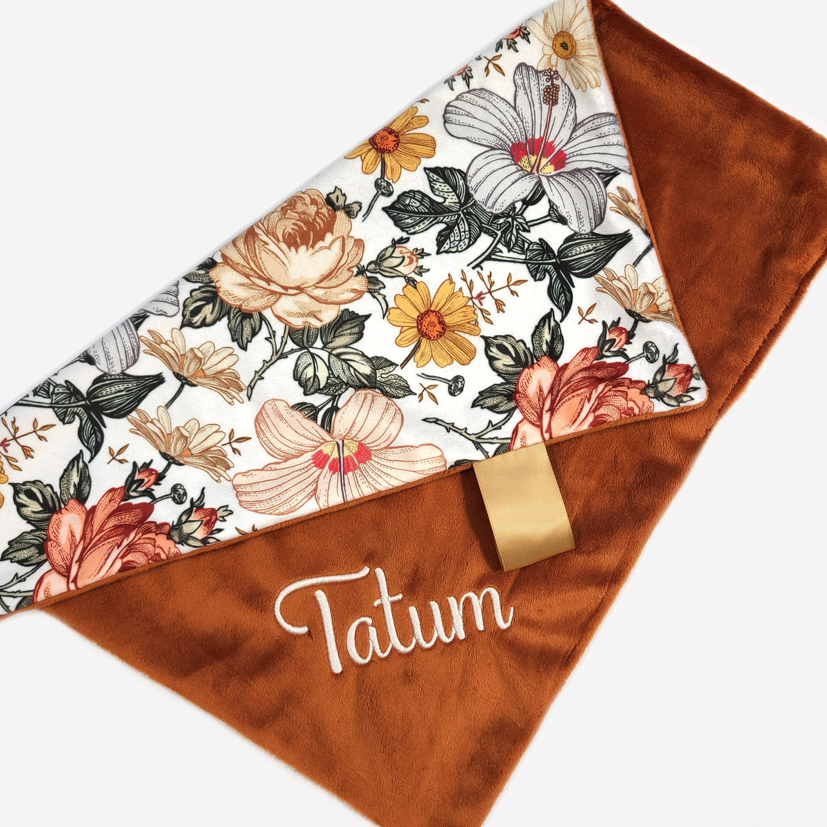 Vintage Floral Lovey Blanket