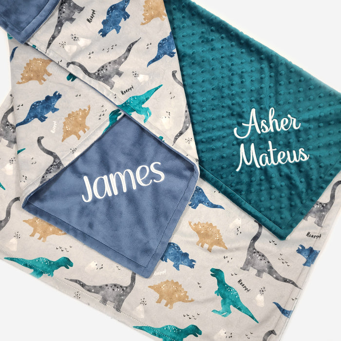 Dinosaur Baby Blanket