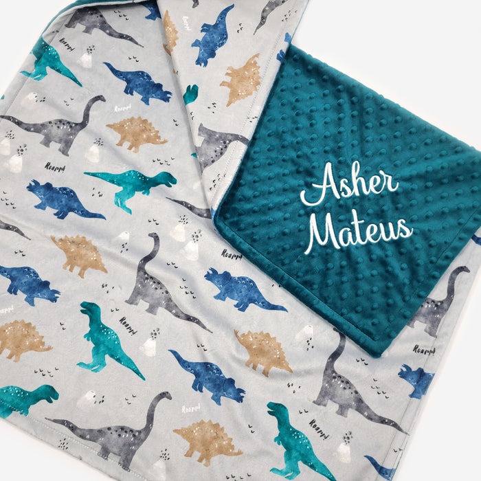 Dinosaur Baby Blanket