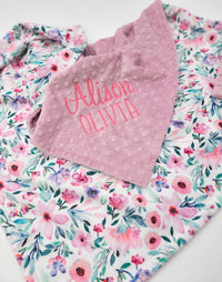 Maddie Floral Baby Girl Blanket