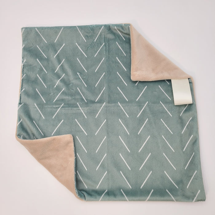 Sage lovey with latte smooth backing