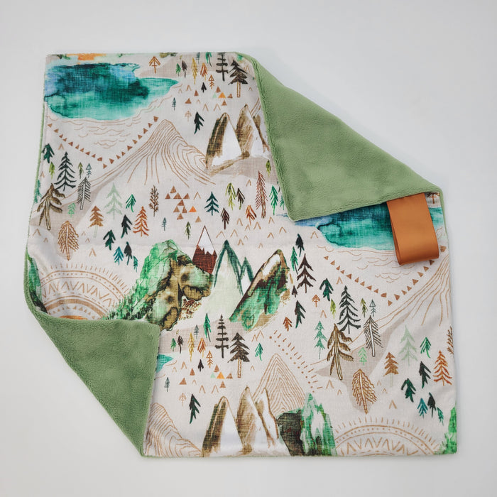 Mountain lovey with basil smooth backing