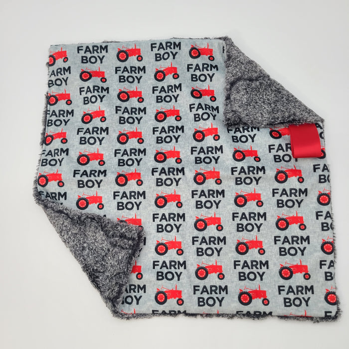 Farm boy lovey with moonbeam heather backing