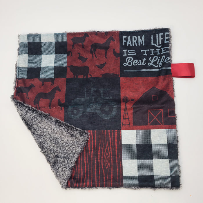 Farm life is the best life lovey red