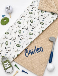 Golf Baby Blanket