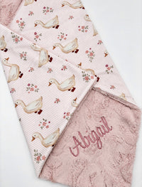 Silly Goose Baby Girl Blanket