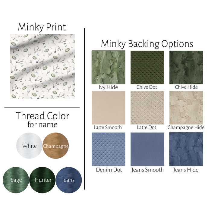 Golf Baby Blanket