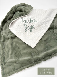 Custom Personalized Baby Blanket