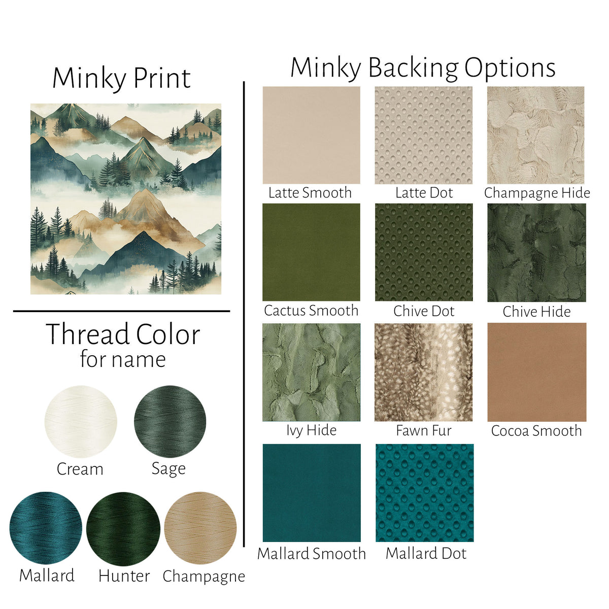 Mountain Baby Blanket