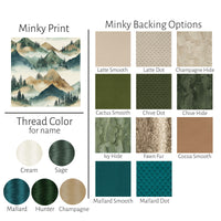 Mountain Baby Blanket