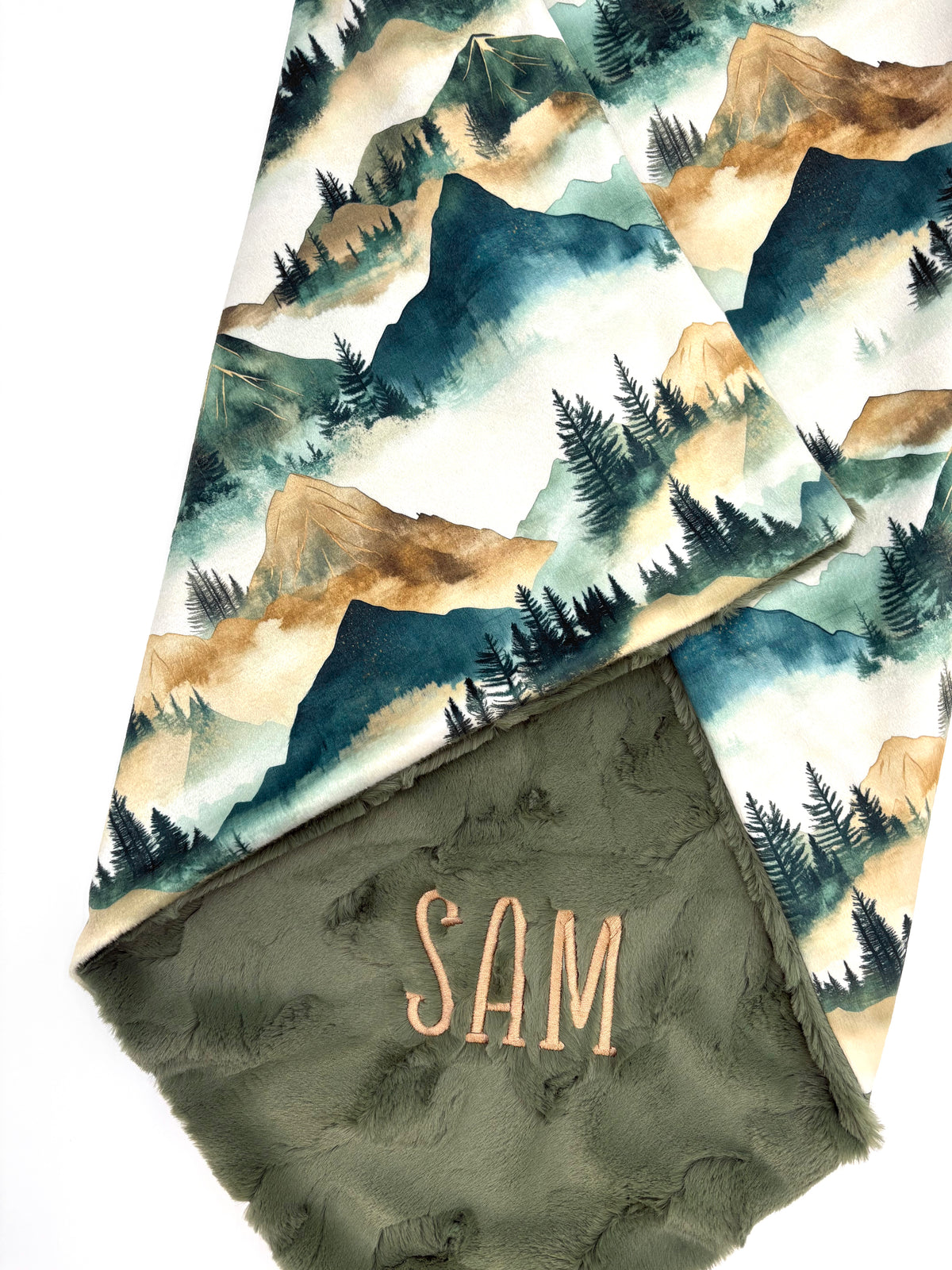 Mountain Baby Blanket