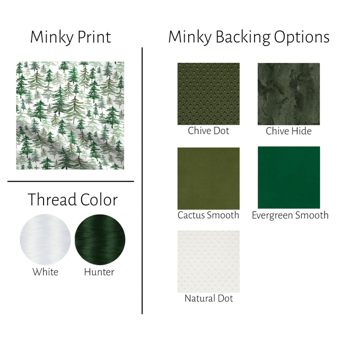 Woodland Tree Baby Blanket